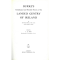 Genealogy: Burke (Sir B.) Burke Genealogical and Heraldic History of the Landed Gentry of Ireland, e... 