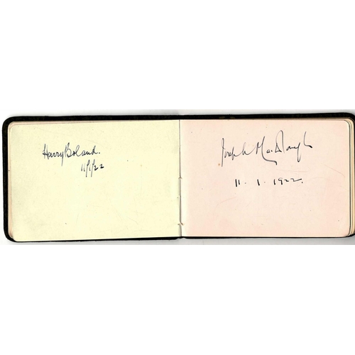 575 - Republican Autographs: A leather bound oblong autograph Book, mainly republican, including the signa... 