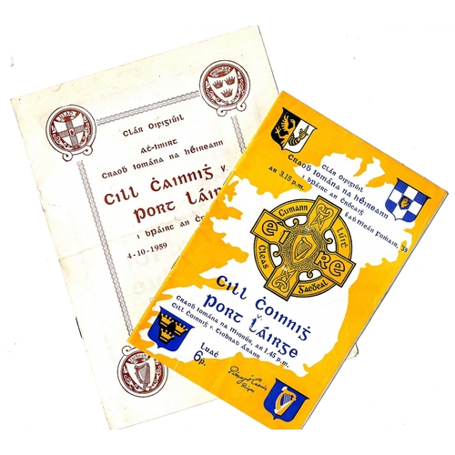 618 - Kilkenny V. Waterford, 1959 (Final & Replay)G.A.A., Hurling, 1959, Craobh Iomana na hEireann i bPair... 