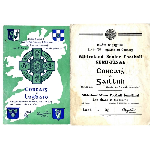 635 - Cork V. Louth, 1957G.A.A.: Football, 1957, Craobh Peile na hEireann i bPairc an Chrocaigh, 22.9.'57,... 