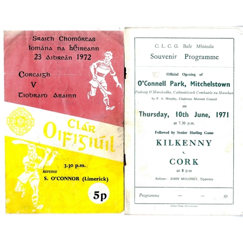 640 - G.A.A.: Hurling & Football [Munster & National League] 1970's & 1980's, a collection of approx. 35 O... 