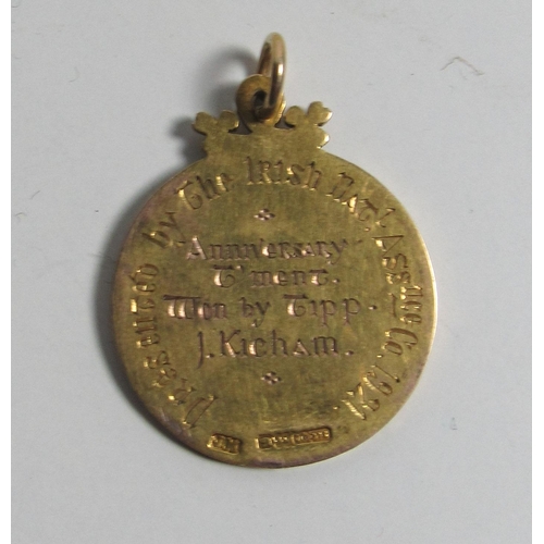 653 - Bloody Sunday First Anniversary TournamentExcessively Rare Gold MedalG.A.A. Football: A magnificent ... 