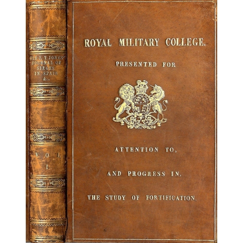 107 - With Folding MapsPrize Bindings: Jones (Sir J.T. Maj. Gen.) Journal of the Sieges carried on by The ... 