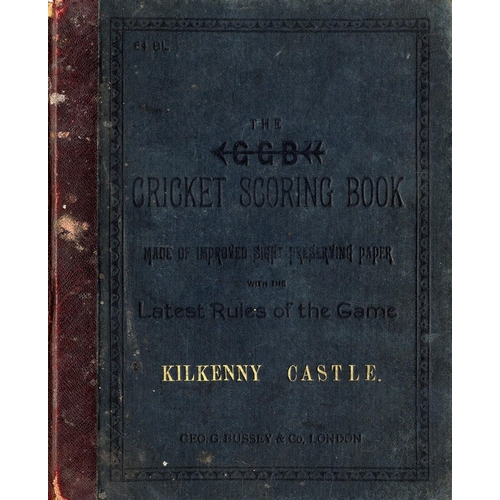 684 - Early Co. Kilkenny Cricket Records 1901 - 1914Cricket: Co. Kilkenny, a G.G.B. Cricket Scoring book f... 