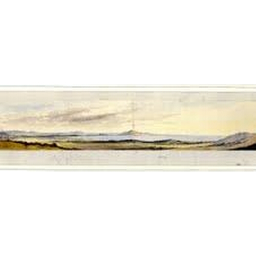 1195 - 19th Century Irish School, 1859Co. Dublin: Watercolour - Fine panoramic view, 