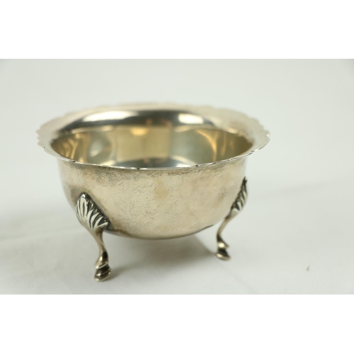 209 - A Victorian silver Set, knife, fork, spoon and napkin, London c. 1858, in original case with label o... 