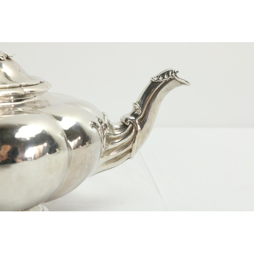 213 - A fine quality and attractive William IV English silver three piece Tea Service, by Paul Storr, Lond... 