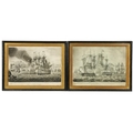A pair of early Maritime Engravings, published May 5th, 1795 by John Fairburn, London;