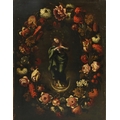 Attributed to Mario Nuzzi (1603 - 1673) Oval, 