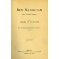 The Author's First Book  Cousins (James H.) Ben Madighan and other Poems, sm. 8vo Belfast, Marcus Wa... 