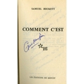 Beckett (Samuel).   Comment C'Est, Roman. Paris, Les Editions de Minuit  1961, wrs, possibly the fir... 