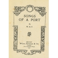 With Letter from Author  [Patterson (W.H.F.)] Songs of a Port, by W.H.F. 8vo Belfast 1920. First Edn... 