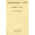 [Christy Brown] Collis (Robert) Marrowbone Lane, 8vo D. (Runa Press) 1943. First Limited De Luxe Edi... 
