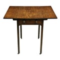 A small Irish mahogany Pembroke Table, attributed to Gillingtons, struck with the number 7734, with ... 