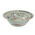 An attractive 19th Century Cantonese Bowl, the decorative rim designed in panels, the interior displ... 