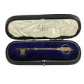 A Sheffield silver Presentation Key, c.1897 presented by W.J. Moore, Architect to Joseph Devlin Esq.... 