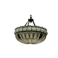 An attractive large Art Deco style Ceiling Light, with brass decoration. (1)