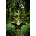 A very attractive three tier composition stone Fountain, each leaf moulded basin with several spouts... 