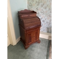 An attractive pair of French style walnut three drawer Bedside Chests, on cabriole legs, 31'' x 20''... 