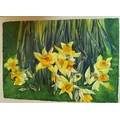 21st Century Irish SchoolStill Life, ''Daffodils,'' signed, 28'' x 41'' (71cms x 104cms), indistinct... 