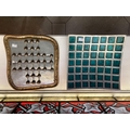 An Art Metal Table Game by David Marshall, signed on base, together with an aluminium Art Bowl. (2)... 
