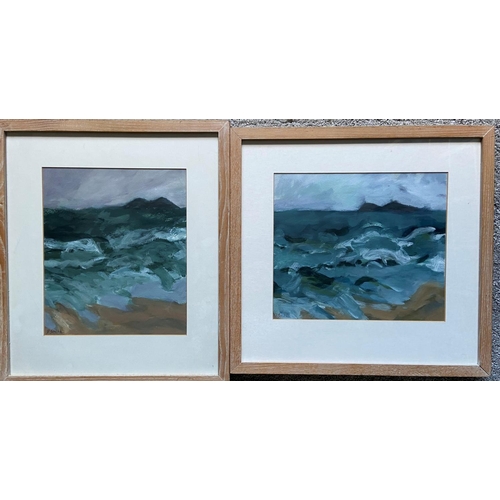 72 - Dorothy R. Smith ''Derrynane Beach I,'' and ''Derrynane Beach II,'' both signed , inscribed and date... 