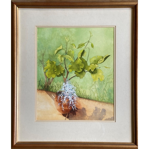 88 - F.D. Flood, 21st CenturyWatercolour, Still Life, ''Flowers,'' signed, 15'' x 12'' (38cms x 31cms); t... 