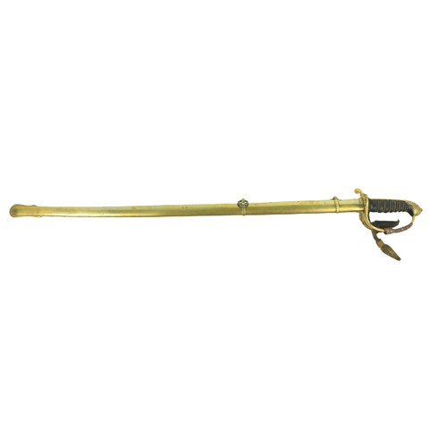 930 - An 1822 pattern Infantry Officer's Sword, Second Half of the 19th Century, the single edge fuller bl... 