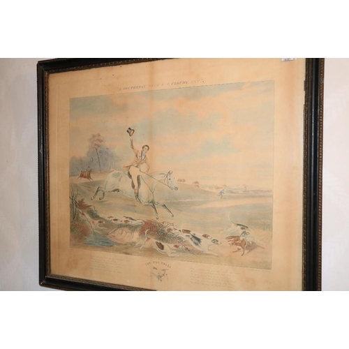 197 - After F.C. Turner & Others A set of three coloured Hunting Prints, 