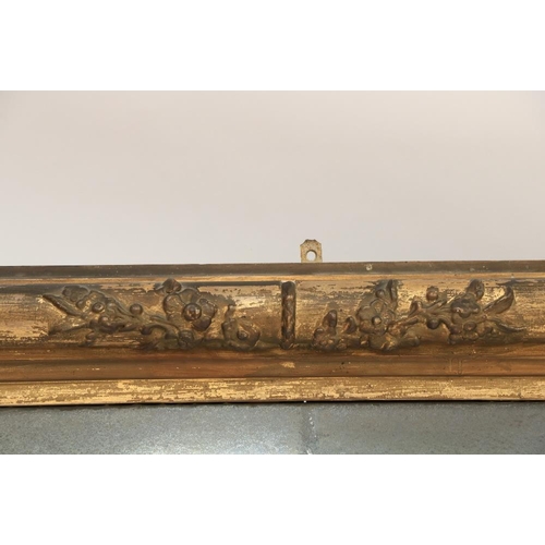 262 - An important and rare early 19th Century Irish gilt Overmantel, bearing the label of 