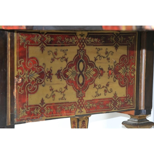 434 - An important Louis XIV period Bureau Mazzerin, in the manner of Andre Charles Boulle, in red tortois... 