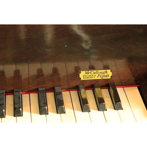 549 - A fine quality 19th Century Boudoir Piano, the main body profusely inlaid and decorated in the Adams... 