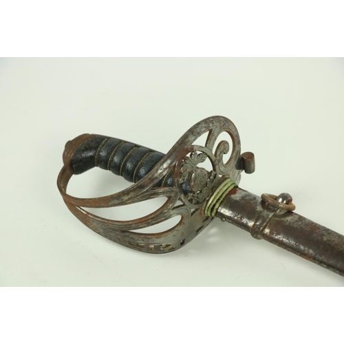 931 - A British Infantry Officer's Sword, 1822 pattern hilt, 32