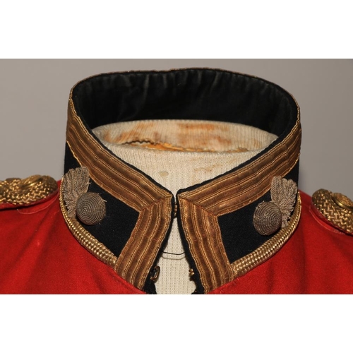 950 - A Royal Scots Greys red dress Tunic, [Cyril Hugh Gaisford St. Lawrence] adorned with gold bullion Ep... 