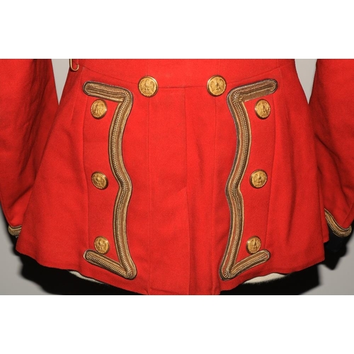 950 - A Royal Scots Greys red dress Tunic, [Cyril Hugh Gaisford St. Lawrence] adorned with gold bullion Ep... 