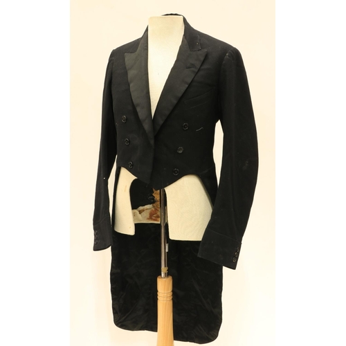 952 - Three old Non-Military Dress Jackets, a dress waistcoat and pants. (5)... 