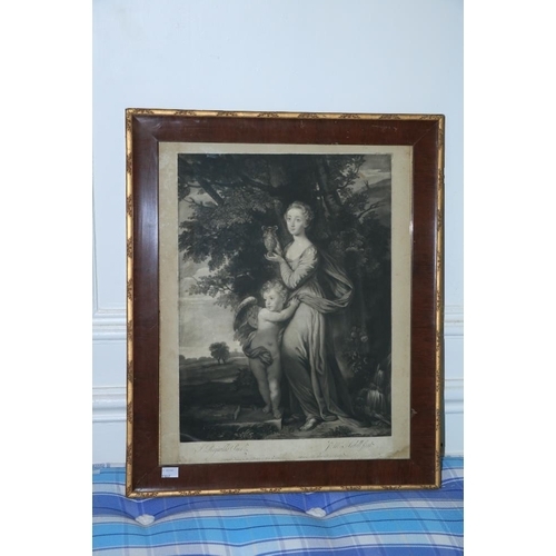 226 - After Sir Joshua Reynolds & Anthony Van Dyck  A large collection of miscellaneous Portrait Print... 