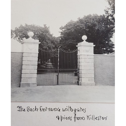 599 - The Original iron Gates from Killester House A very impressive large pair of wrought iron Entrance G... 