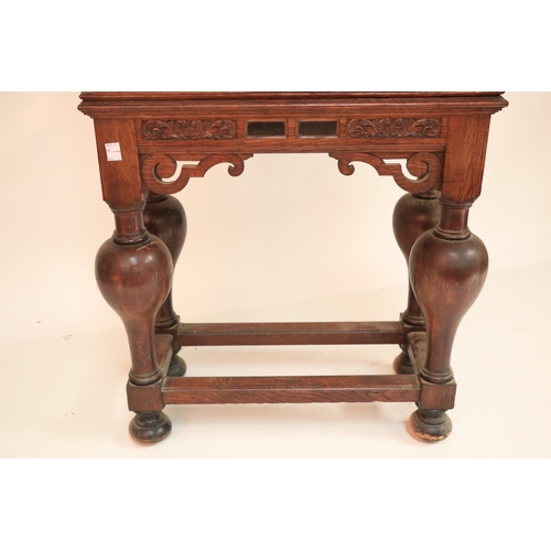 566 - An attractive 19th Century heavily carved Cupboard on Stand, in the Renaissance style, with double i... 