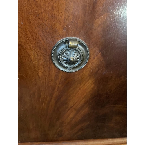 892 - A mahogany Bookcase, on base, 19th Century and later, with two astragal glazed doors on a base with ... 