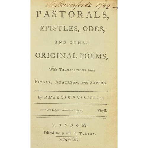 110 - [Brydges (Thos.)] A Burlesque Translation of Homer, 2 vols. 12mo L. 1770. Third Edn., 2 engd. fronti... 