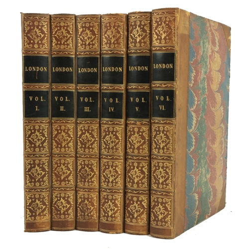 113 - Knight (Chas.)ed. London, 6 vols. sm. folio London 1841 - 1844. Illus. thro.-out, cont. hf. calf pro... 