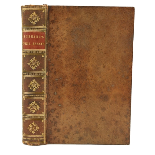 128 - Stewart (Dugold) Philosophical Essays, 8vo L. 1816. Second Edn., Hf. title, cont. calf, tooled gilt ... 