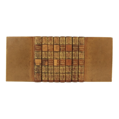 130 - Bindings:  Scott (Sir W.) Waverley Novels, 48 vols. 12mo Edinburgh 1830, Engd. add. titles, frontis ... 