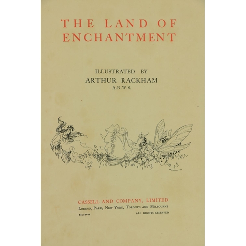 141 - Rackham (Arthur) Illustrator. The Land of Enchantment, lg. 4to L. 1907. First Edn., cold. frontis, 1... 