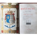 Pitre-Chevalier (A.M.) La Bretagne Ancienne et Moderne, sm. thick folio Paris n.d. Hf. title, cold. ... 