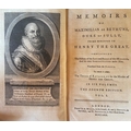 Bindings:  Sully (Duke of,) Memoirs, 6 vols. sm. 8vo L. 1763. Fourth,  port. frontis fold. map; Tayl... 