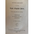 Southey (Robert) Specimens of the Later English Poets, with Preliminary Notices; 3 vols. L. (for Lon... 
