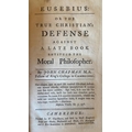 Chapman (John) Eusebius: or The True Christian's Defense Against a Late Book Entitul'd The Moral Phi... 