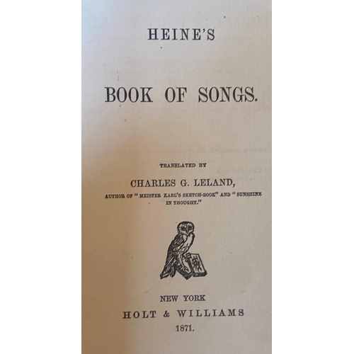 65 - American Poetry, etc: Poe (Edgar Allan) Poetical Works, 12mo L. 185. Ed. by James Hannay, illus. etc... 